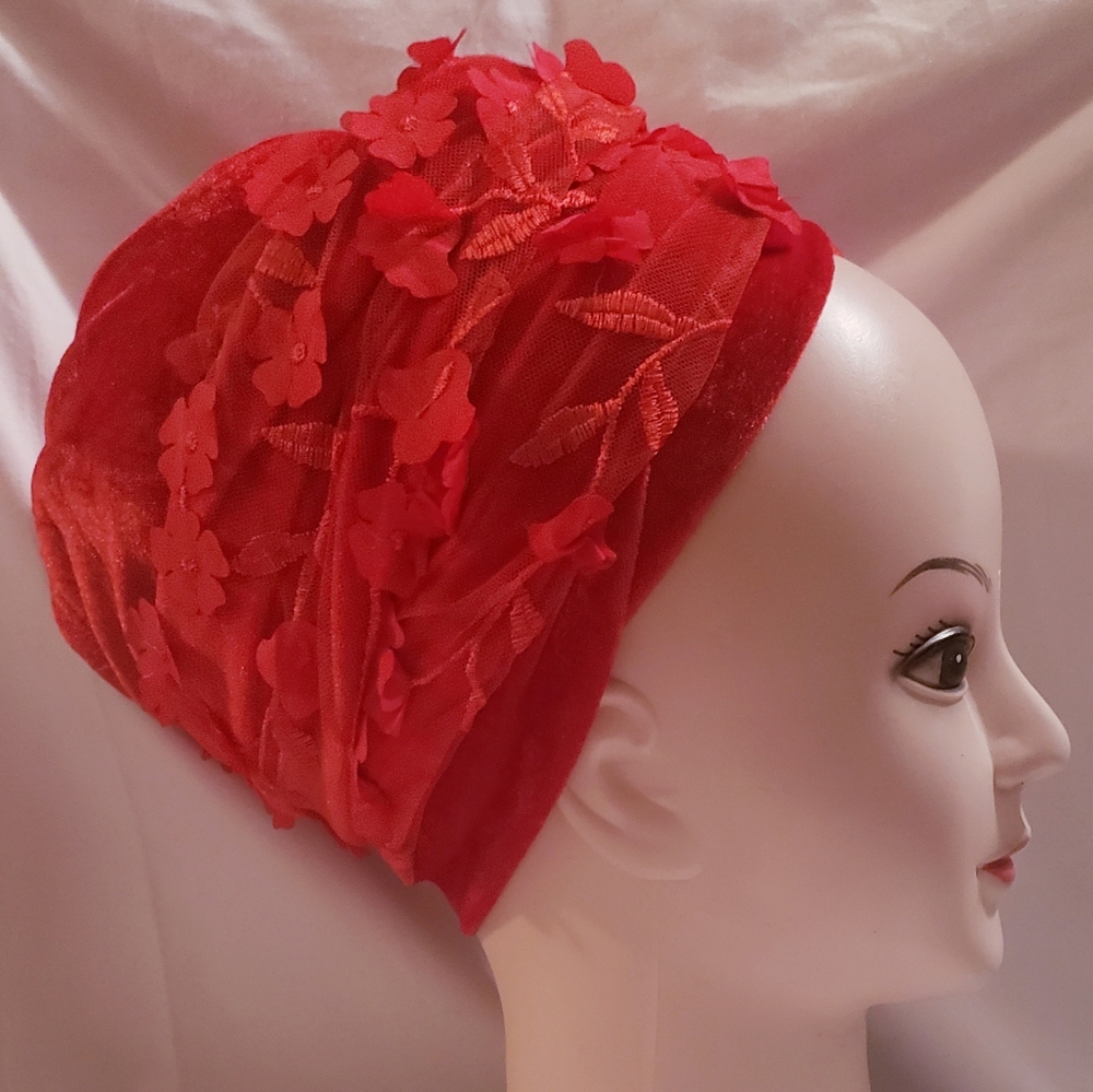 Velvet caps with two handle wraps